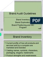 Brand Audit Guidelines