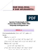 Latihan Soal Turunan Dan Penggunaannya