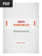 Network Simulator: Mikrotik