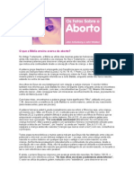 Estudo-O que a Bíblia ensina acerca do aborto