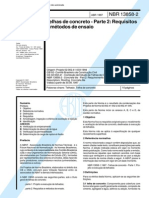 NBR 13858-2 (Abr 1997) - Telhas de concreto - Parte 2 Requisitos e métodos de ensaio