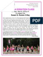 Yin Yoga Donation Class Poster 2