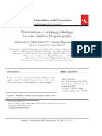 Constructions of Antimagic Labelings For Some Families of Regular Graphs