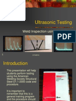 Ultrasonics of Welds