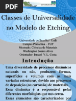Seminário - Classes de Universalidade