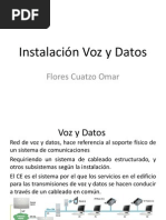 Manual De Instalación De Voz Y Datos Pdf Red De Computadoras