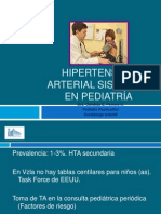 Hipertensión arterial sistémica  en pediatría