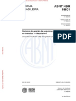 NBR 18801 - Sistema de Gestao Da Seguranca e Saude No Trabalho - Requisitos