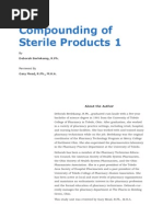 Compounding Sterile Products