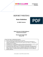 Report Writing v18