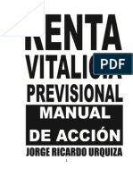 Renta Vitalicia Previsional Manual de Acción