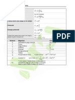 Formulas Campo Electrico