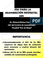 Reanimación Neonatal- Dr. Munoz
