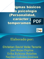 Exposicion de Paradigmas Basicos de La Psicologia