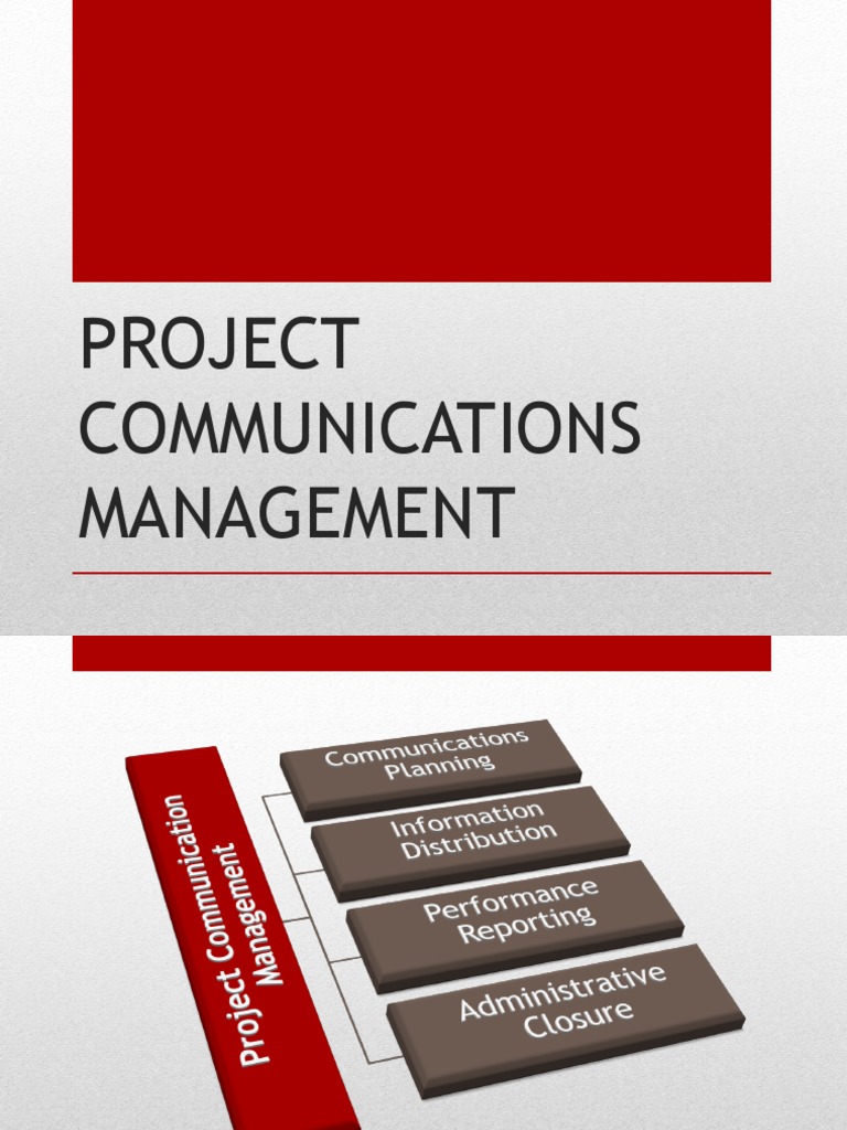 Project Communications Management Download Free Pdf Information