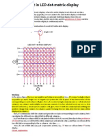 Scrolling Text in LED Dot