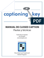 Manual de Closed Captions