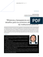 Jesús Lizcano - Eficiencia y Transparencia