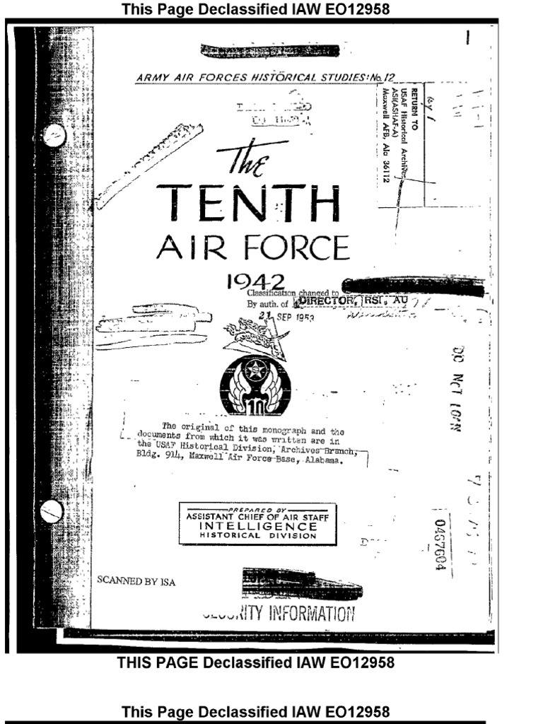 WWII 10th Air Force History PDF