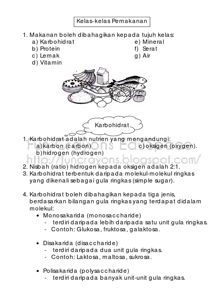 Nota Sains Ting 2 Bab 2 (Nutrisi)  PDF