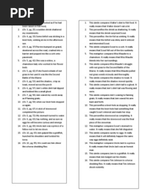 To Kill A Mockingbird Double Entry Notes Chapters 3 10 Literary