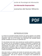 Escenarios Sector Mineria