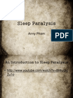 Sleep Paralysis