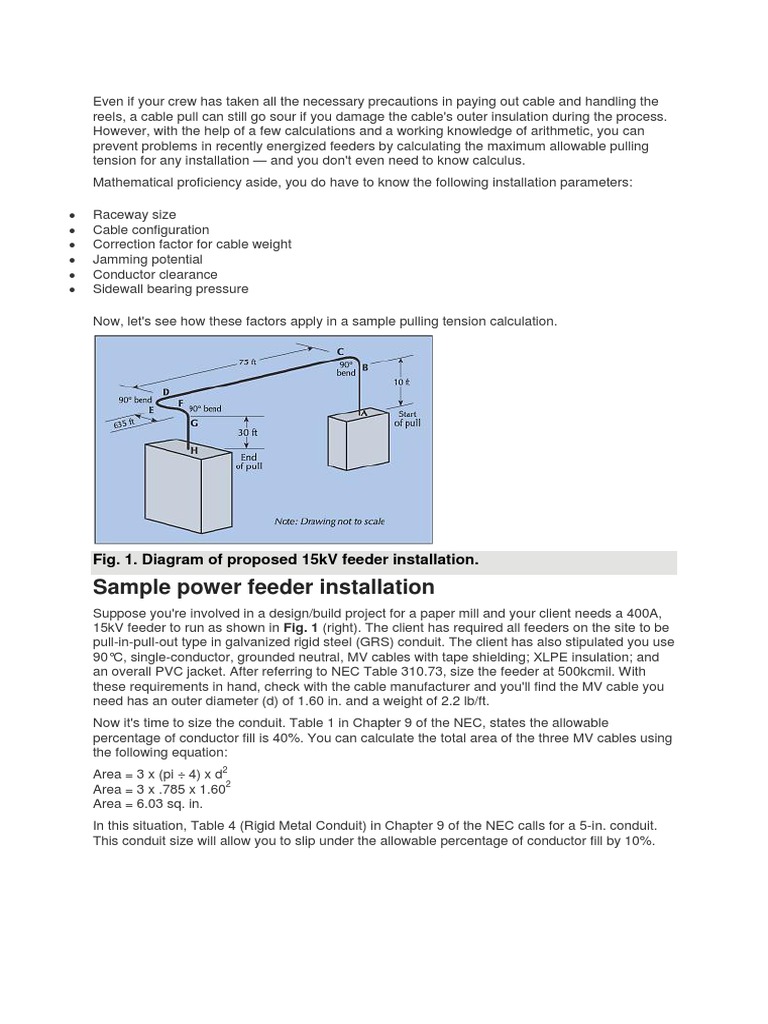 Cable Pulling Guide Cable Electrical Conductor