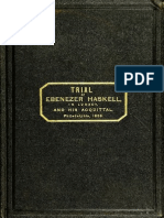 The Trial of Ebenezer Haskell, In Lunacy, And His Acquittal Before Judge Brewster, In November, 1868