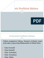 Jenis Penilaian Bahasa