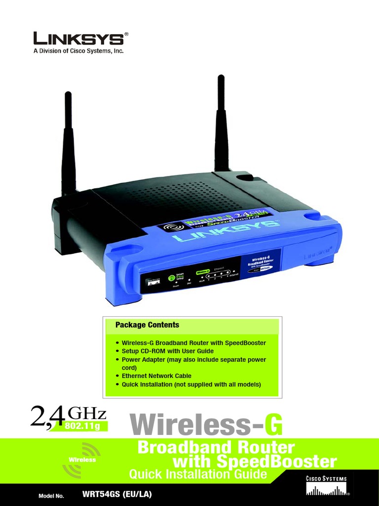 Router Linksys | PDF | Ip Address | Computer Network