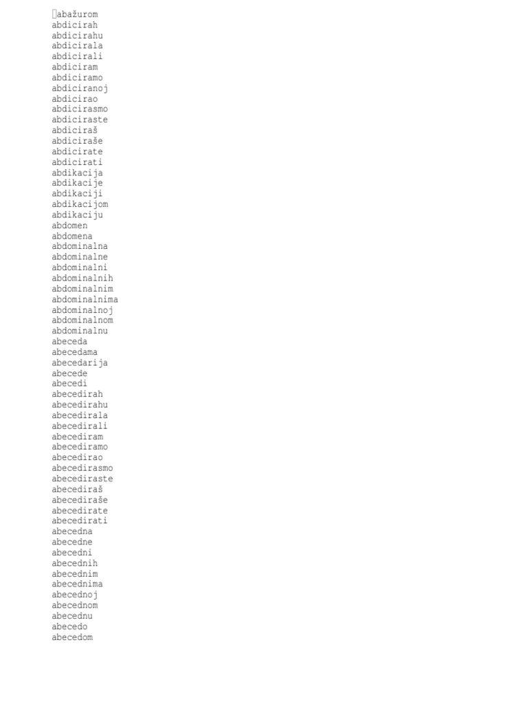 Croatian Wordlist 377 192 [ 1024 x 768 Pixel ]