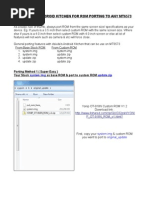 Rom Porting MTK 65XX Devices