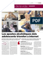Neknomination I Consum D'alcohol: El Periódico. 9 de Març de 2014.