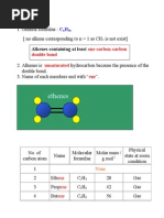 3 Alkenes