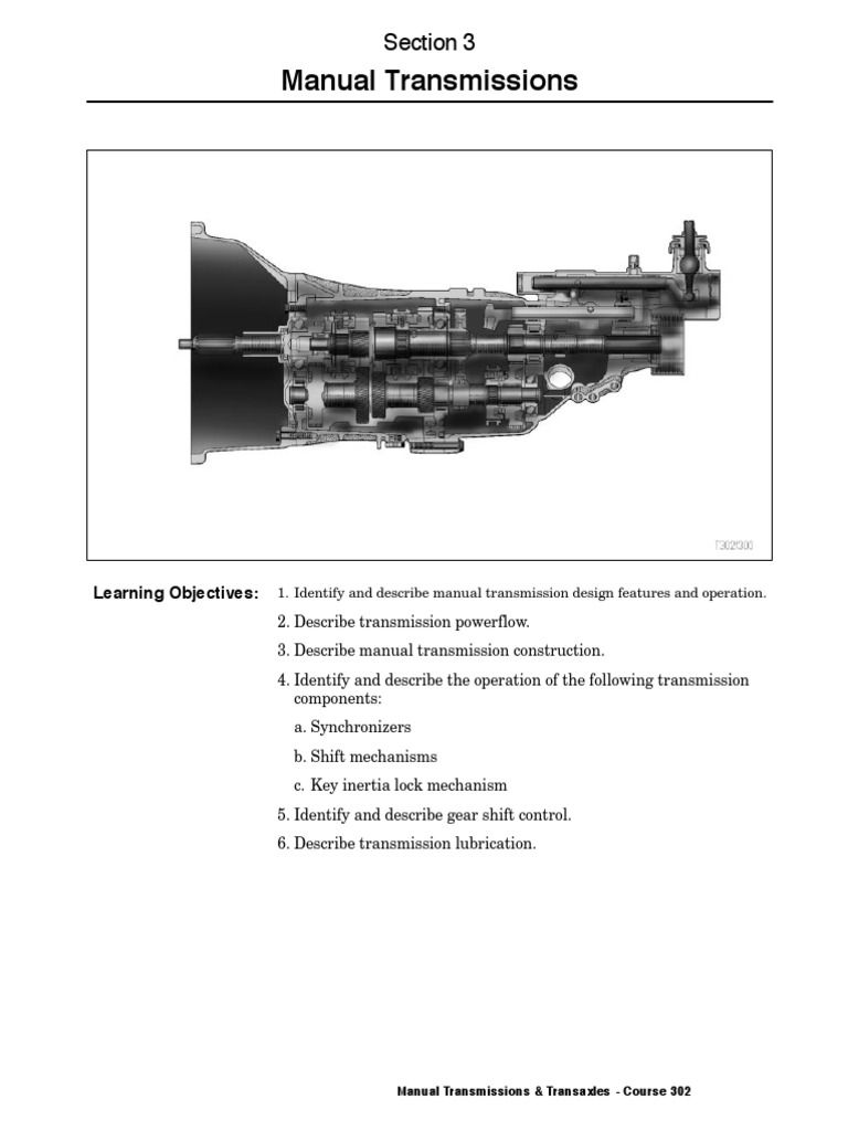 Section 3 Manual Transmissions PDF