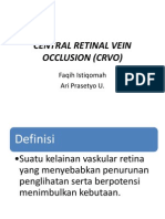 Central Retinal Vein Occlusion (Crvo)