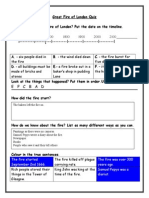 Great Fire of London Quiz