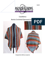 Casablanca Bonita Crocheted Openwork Shawl
