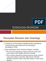 Sosiologi Ekonomi