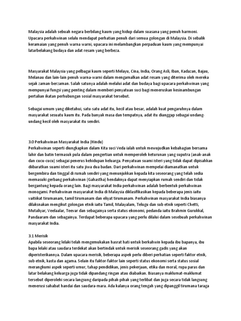 Perkahwinan Orang India Pdf