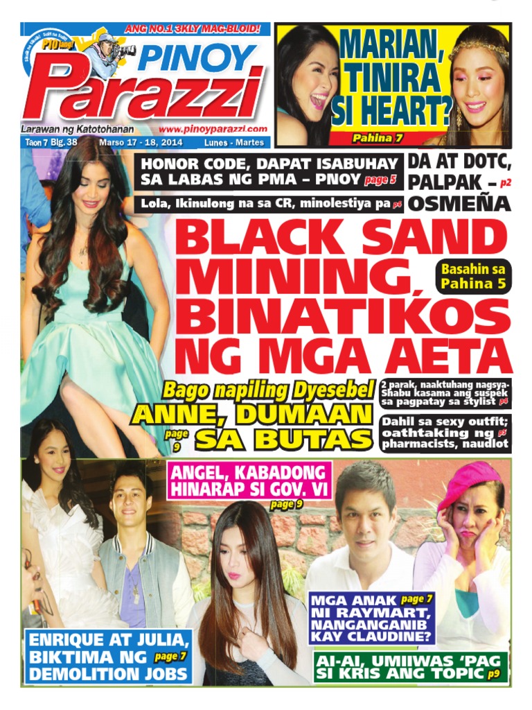 Pinoy Parazzi Vol 7 Issue 38 March 17 - 18, 2014 | PDF
