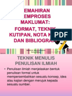 Kaedah Kutipan Dan Bibliografi by HANIM