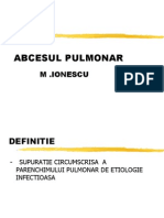 ABCESUL PULMONAR