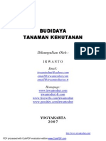 Budidaya Tanaman Hutan