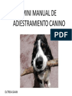 Mini Manual de Adiestramiento Canino