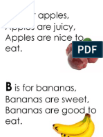 A is for apples