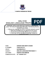 WAJ 3102 English Language Proficiency 1: Ipg Kampus Pendidikan Teknik