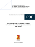 Redes Sociais como um suporte a inovação no pólo de confecção do agreste de pernambuco- UPE