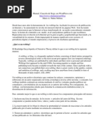 Download Manual para crear blogs en WordPresscom 2009 by mario SN21271198 doc pdf
